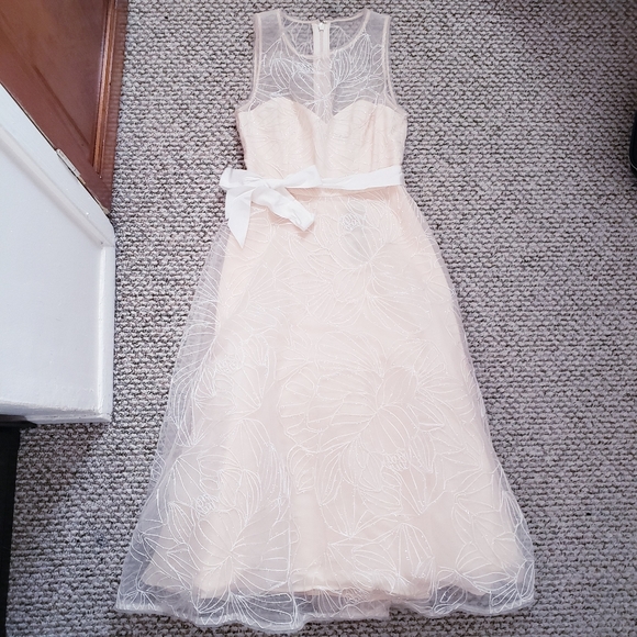 BCBG Embroidered Illusion Dress - Picture 2 of 8